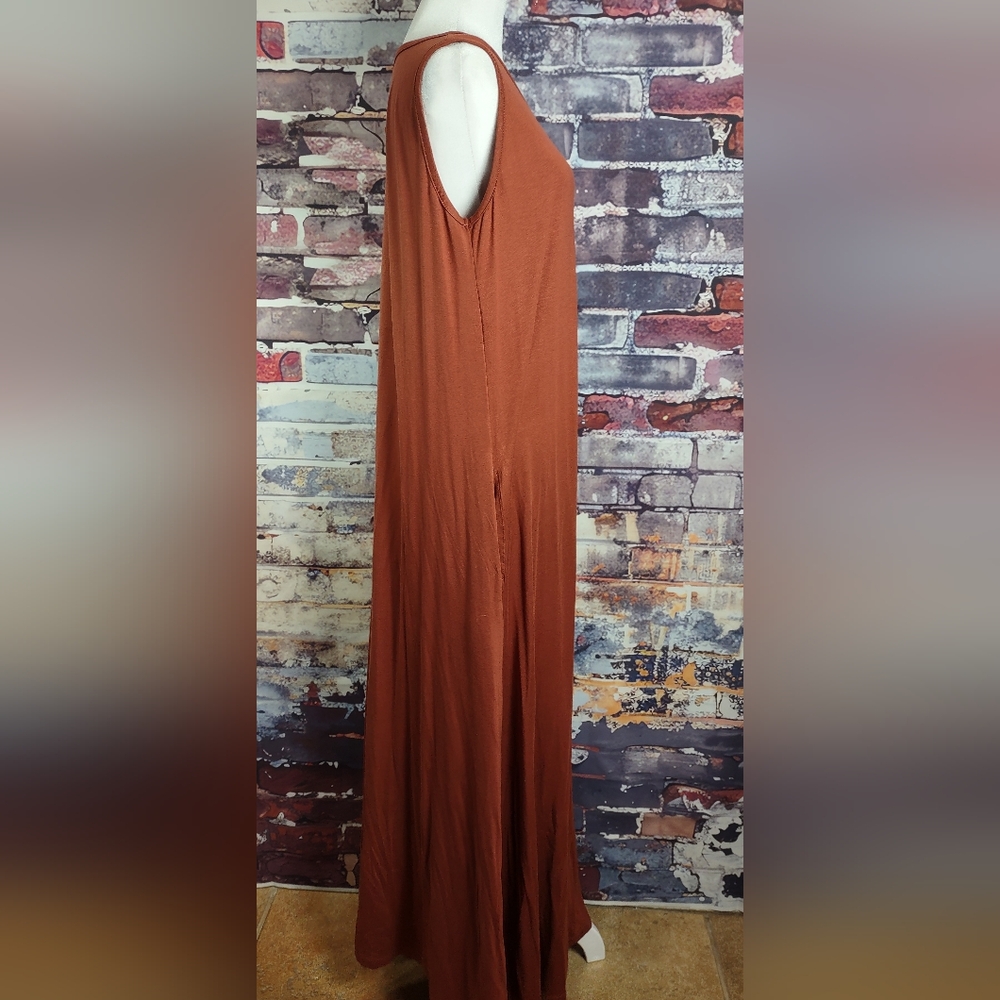 Milan Kiss Stretch Knit Jersey Long Tank Dress - Picture 4 of 6